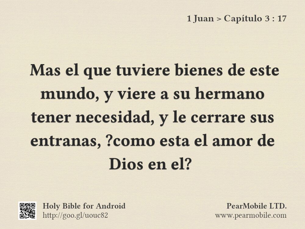 1 Juan, Capítulo 3:17